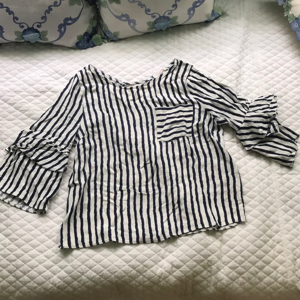 striped blouse